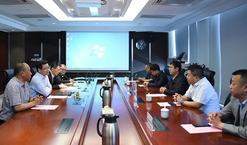 昔阳县县委书记许利伟一行莅临我司考察