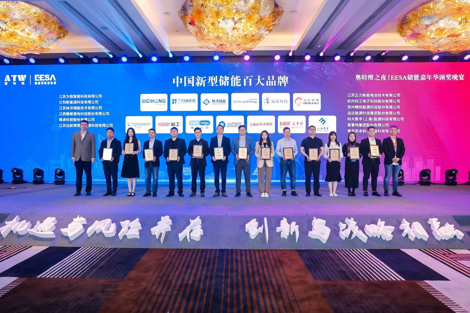 【喜报】德赢股份获评&ldquo;中国新型储能百大品牌&rdquo;
